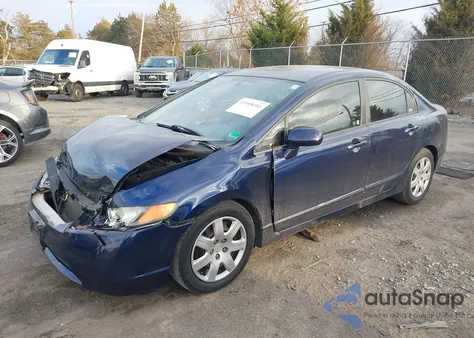 2008 Honda Civic Lx из США, поврежденный, VIN 1HGFA16548L090801